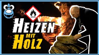 Heizen mit Holz🔥Basaltpflaster🔨Lehmputz [upl. by Polito]