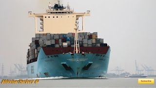 Maersk Lota  Sharp Turn [upl. by Dalston]