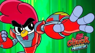 Chuck Chicken Power Up  Best episodes  Cartoon show [upl. by Nylimaj]