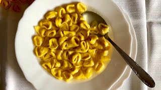 Pasta Grannies make tortellini in brodo from Bologna [upl. by Oirom]