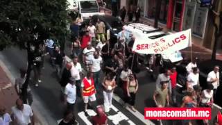 Manifestation pour la défense des retraites à Monaco [upl. by Quigley928]