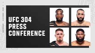 UFC 304 PreFight Press Conference [upl. by Akenahs]