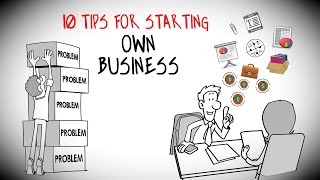 10 Tips for Starting your Own Business  Must Watch [upl. by Yanrahs]