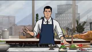 ARCHER  HOW TO ARCHER  DVD EXTRAS SEASON 03cookery with archer [upl. by Ehtiaf]