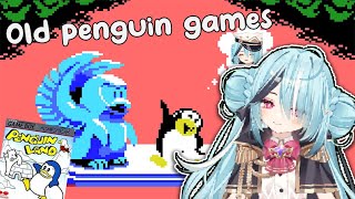 pengoon adventures ❤ playing RETRO penguin games for YOU [upl. by Gylys]