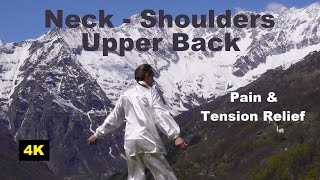 15 Min TAI CHI for Neck Shoulders and Upper Back Pain Relief  Warm Up to Release Tension [upl. by Nosidda]