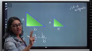 GeometríaPlana  Semejanza entre Triángulos Rectángulos [upl. by Anes]