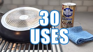 30 Amazing Uses for Bar Keepers Friend And What Not to Use it On [upl. by Enelrihs]