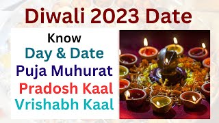 When Is DIWALI In 2023 In India  Diwali 2023 Lakhshmi Puja Time  Diwali Festival 2023 diwali2023 [upl. by Nayra]