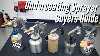 Undercoating Sprayer Buyers Guide 35 vs 350 Whats the difference [upl. by Nikkie938]