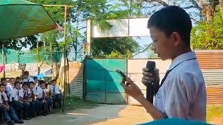 A beautiful song singing by a student of class 7 😍  इयुन हाथरखि ★ Childrens Day Celebration [upl. by Notnert]