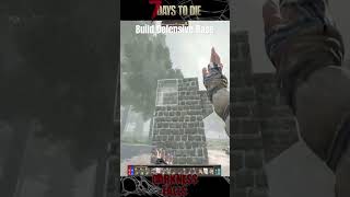 Building a Bloodmoon Base Then Failing BIG on Bloodmoon Night darknessfalls 7daystodie [upl. by Orling]