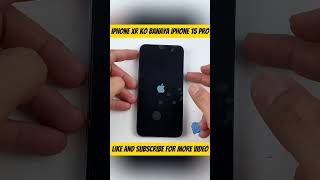 iPhone xr ko banaya iPhone 15 pro smartphone pubgmobile computercomponent facts bgmi computerc [upl. by Hanan]