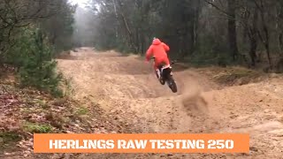 Jeffrey Herlings RAW Testing  2022 250 KTM [upl. by Enilekcaj]