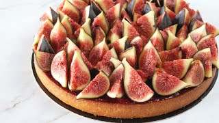 TARTE aux FIGUES  Pâte Sablée [upl. by Ijies]