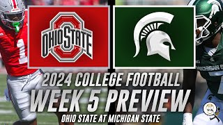 Ohio State vs Michigan State Preview and Prediction  College Football Week 5 [upl. by Attenej581]