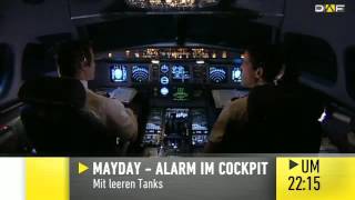 TVTipp am Dienstag Mayday  Alarm im Cockpit  Mit leeren Tanks [upl. by Idrahs]