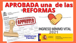 🔔🚀📢Ingreso Mínimo Vital 2021 ULTIMAS NOTICIAS Aprobada 1 REFORMA [upl. by Damita]