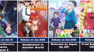 All Upcoming Anime of Winter 2025  Part 1 [upl. by Ttennaej]