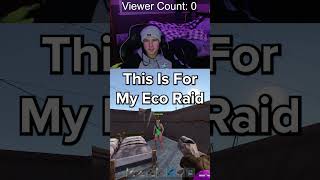 This Is For My Eco Raid rust domthetroll clips clip funny safety trooling twitch tv fyp [upl. by Barrington]