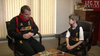 Brendan Rodgers grilled by 9yearold [upl. by Anwahs]