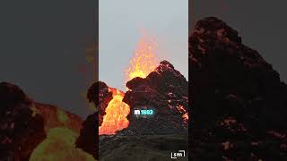 Erupting with facts 🌋🔥VolcanoFacts shorts facts didyouknow [upl. by Aryhs237]