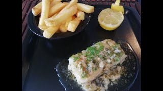 Pollock Fish Fillets in Lemon Butter Sauce [upl. by Wind]