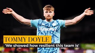 Doyle on scoring at Brentford and resilient team performance [upl. by Aradnahc410]