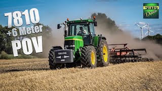 John Deere 7810 amp 7290R  SOUND amp DRIVING 60FPS [upl. by Ivette]