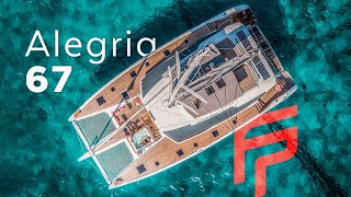 Alegria 67 the quintessence of luxury  By Fountaine Pajot [upl. by Admana]