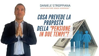 Nuova riforma delle pensioni 2023  Pensione in due tempi [upl. by Onitnerolf]