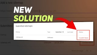 Sitemap Couldnt Fetch Solution [upl. by Sudderth518]