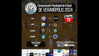 Campeonato Municipal de Futsal de Veranópolis 2024  Studio TV  Ao Vivo [upl. by Tterrag]