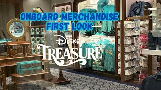 Disney Treasure Merchandise Shop Onboard First Look [upl. by Gough]