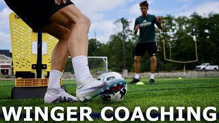 WINGER Movement Training Session  Coaching Tips For Wingers [upl. by Kcirret]