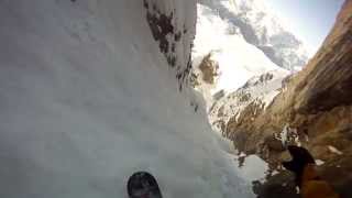 Team SPLIT Splitboard Tirol riding Schlicker Mandl Couloirs [upl. by Obbard]