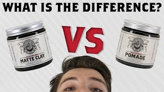 What is the Difference Between Matte Clay vs Pomade  What The FAQ [upl. by Essej513]