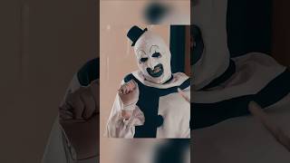 Art The Clown and The Little Pale Girl Surprise Jonathan  Terrifier 2 [upl. by Buderus]