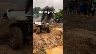 Check Out This Diesel 2KD Toyota Hilux 4x4 From Thailand Crazy Mud Performance [upl. by Pieter377]