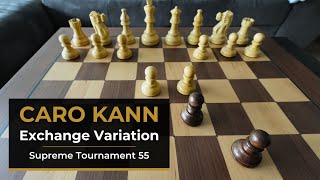 Learn the Caro Kann Exchange Variation – Supreme Tournament 55 [upl. by So]