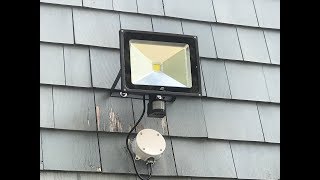 Amazon LED Flood Light Product Review 50W [upl. by Sherris]