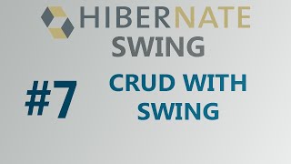 JPA Hibernate Tutorial 7 CRUD with SWING  Apache Netbeans  hibernate in netbeans [upl. by Ashil145]