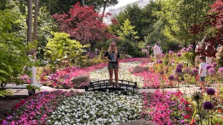 Mackinac Island In July Secret Garden Living River Proven Winners Signature Garden Bike Riding [upl. by Ynittirb218]