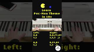 Learn PacMan Theme in 10s Shorts [upl. by Yelyak]