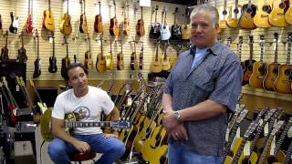 Jason Sinay visits Normans Rare Guitars [upl. by Fast]