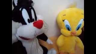 Peluches de Silvestre y Piolín Interactivos con Sonidos Frases Inglés Looney Tunes [upl. by Keyte]