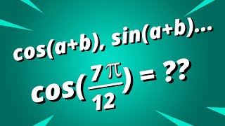 Formules daddition en trigonométrie cosab exercices corrigés [upl. by Vaclav]
