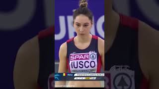 😍❤️ WOWFlorentina Iusco  Long Jump  2019 European Indoor Championships shorts athlete [upl. by Enirhtac]