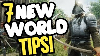 New World Beginners Guide 💥  7 TIPS To Start Amazons NEW MMO Right 💥 [upl. by Rob]