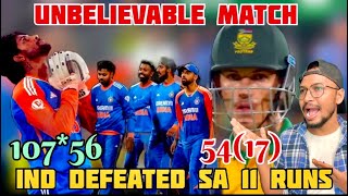 What a Match IND VS SA  BRILLIANT TILAK VERMA 💯  UNBELIEVABLE MARCO JANSEN [upl. by Aikar]